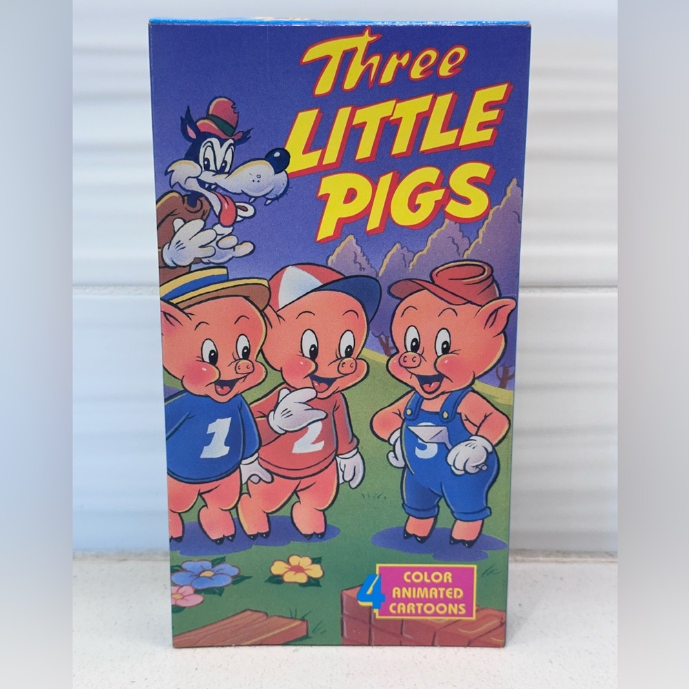Three Little Pigs - Color Animated Episodes (VHS, 1993) Pings In A Polka
